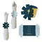 Big Dot of Happiness Holy Nativity - Manger Scene Religious Christmas Paper Napkin Holder - Napkin Rings - Set of 24